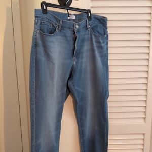 Levi's Denizen High-Rise Straight Light Blue Jeans